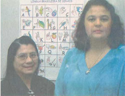 MARIA DARCI E MARIA CLÁUDIA: professoras do curso.